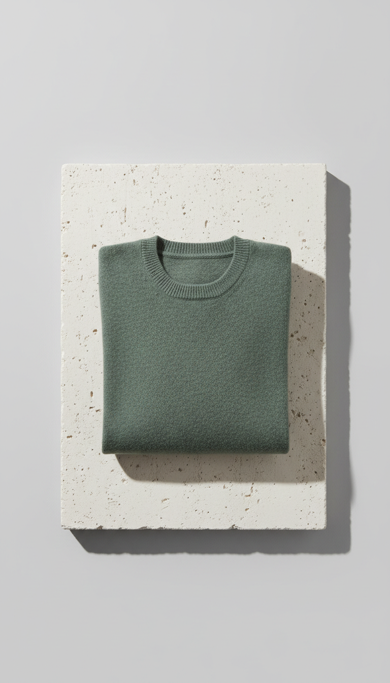 Merinopullover Urban Sage Crewneck