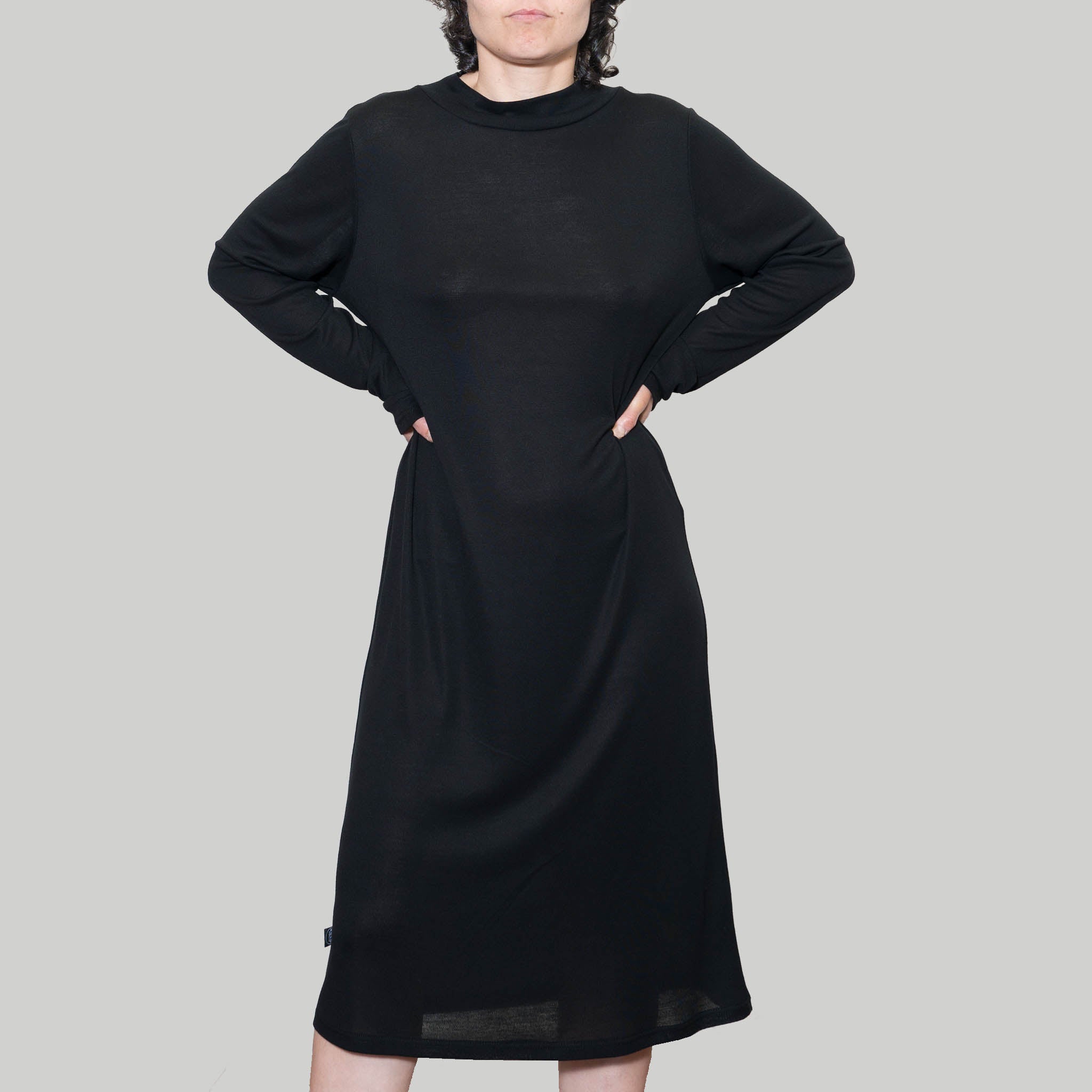 Dress Balic aus Tencel™ Lyocell - schwarz