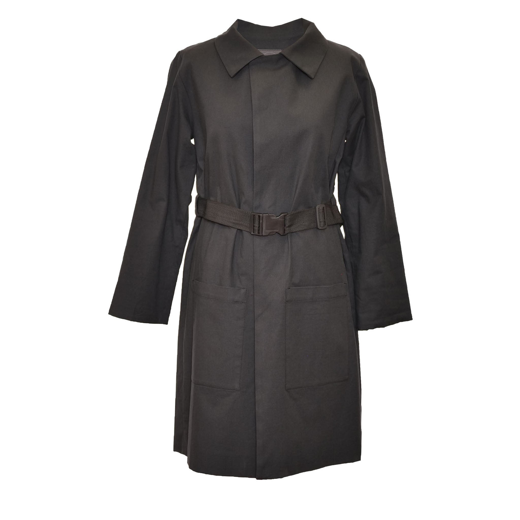 Trenchcoat Fly aus Bio-Baumwolle & Tencel™ - schwarz