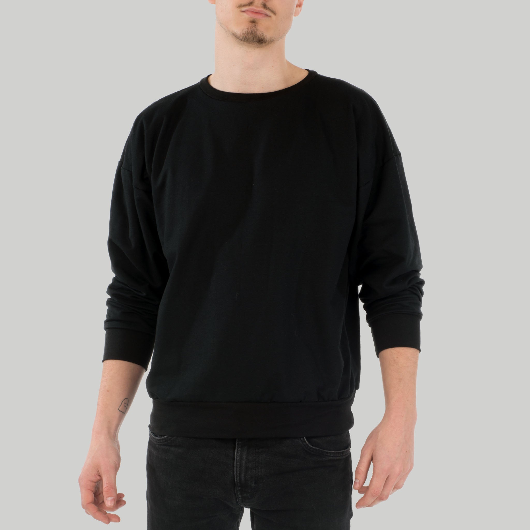 Sweater Lin aus Bio-Baumwolle - schwarz