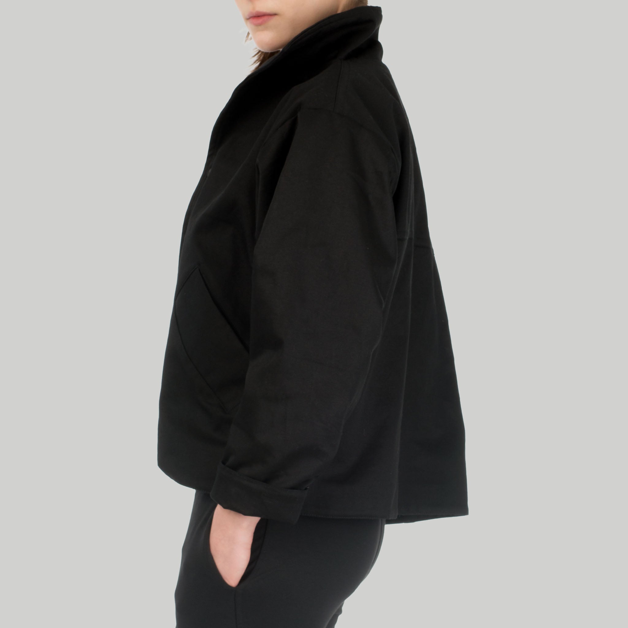 Blouson Del aus Bio-Baumwolle & Tencel™ - schwarz