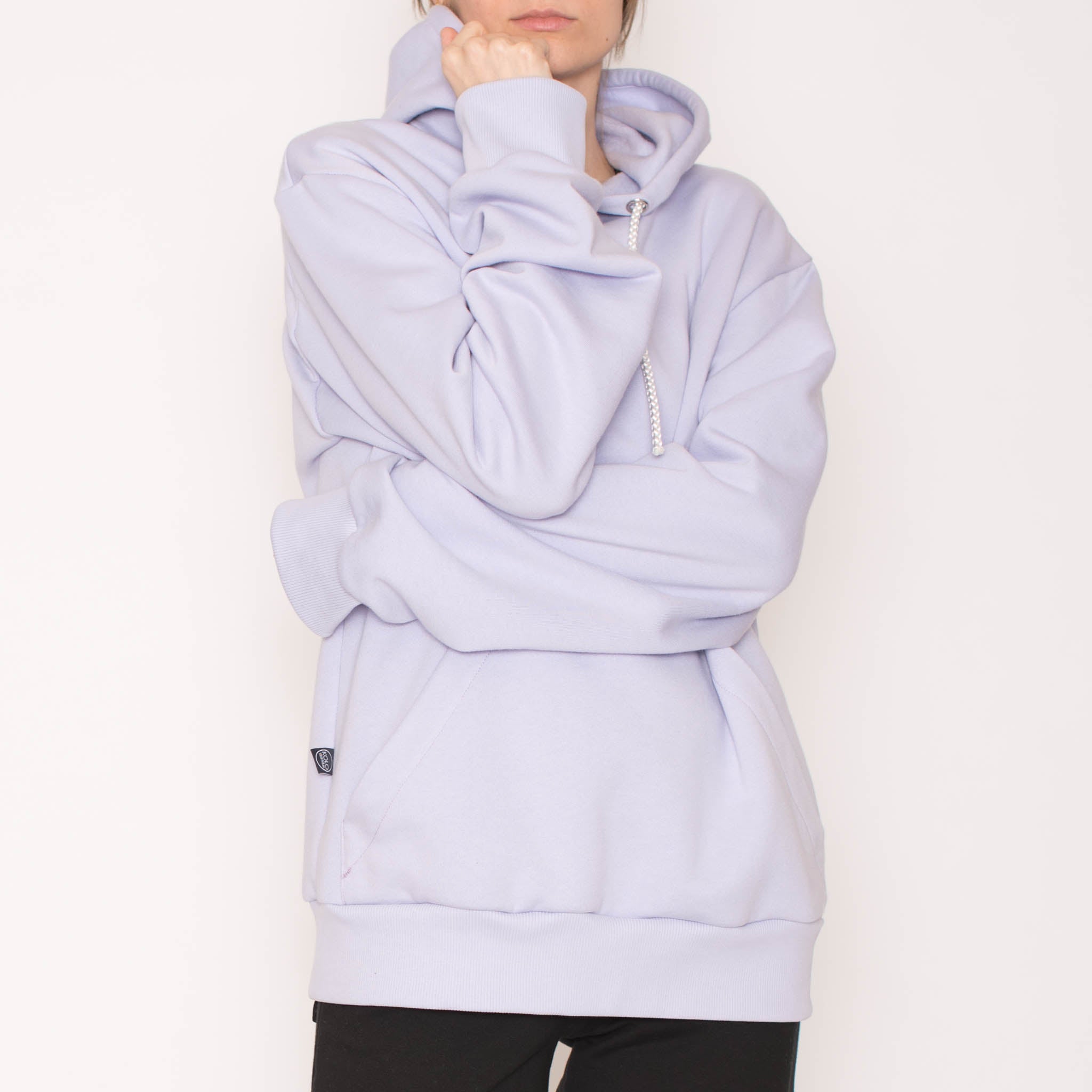 Hoodie Kolorise lilac aus Bio-Baumwolle - lila