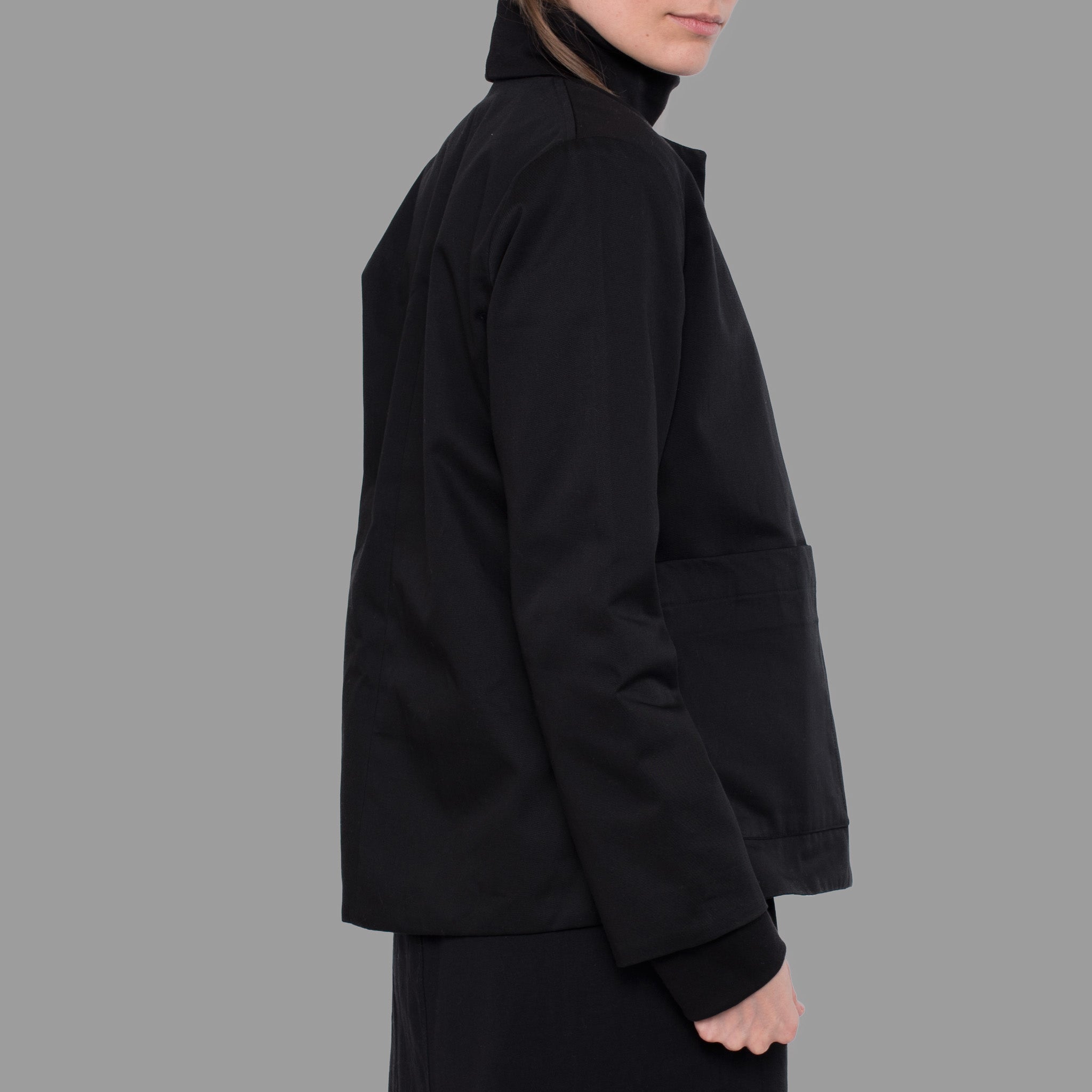 Blazer Din aus Bio-Baumwolle & Tencel™ - schwarz