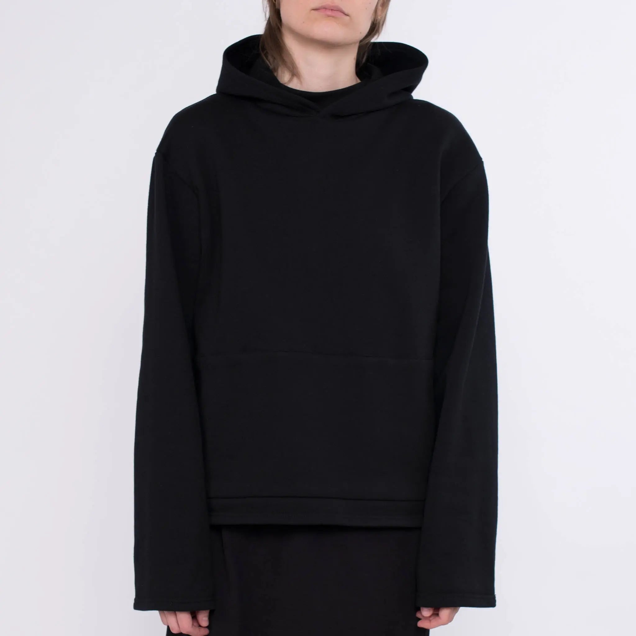 Hoodie Bun aus Baumwolle (Bio) - schwarz - KOLO Berlin