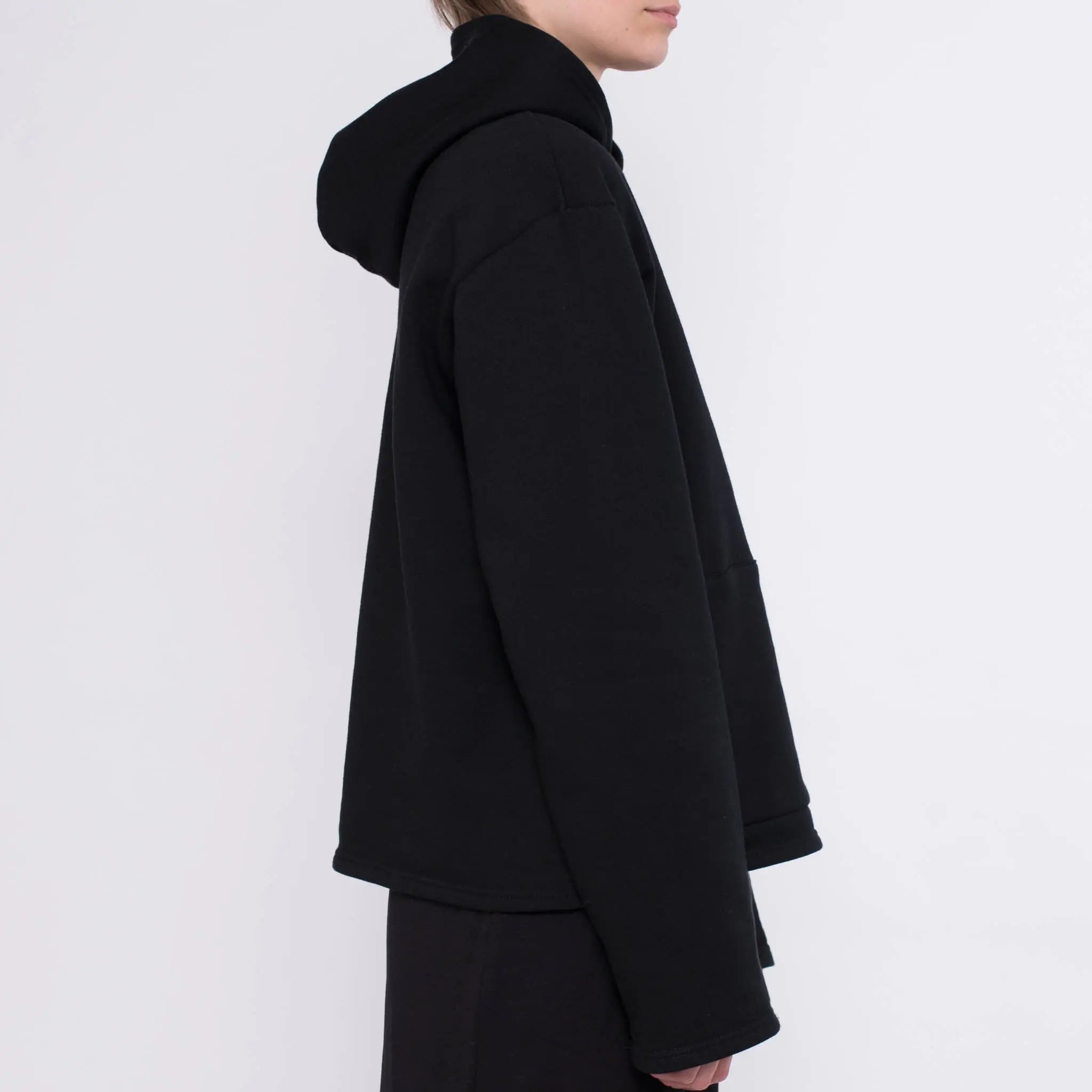 Hoodie Bun aus Baumwolle (Bio) - schwarz - KOLO Berlin