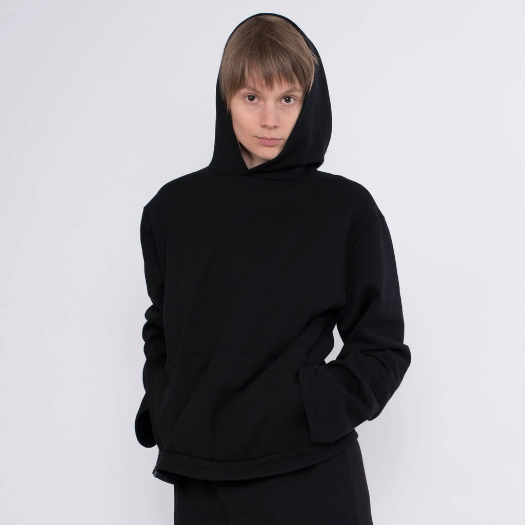 Hoodie Bun aus Baumwolle (Bio) - schwarz - KOLO Berlin
