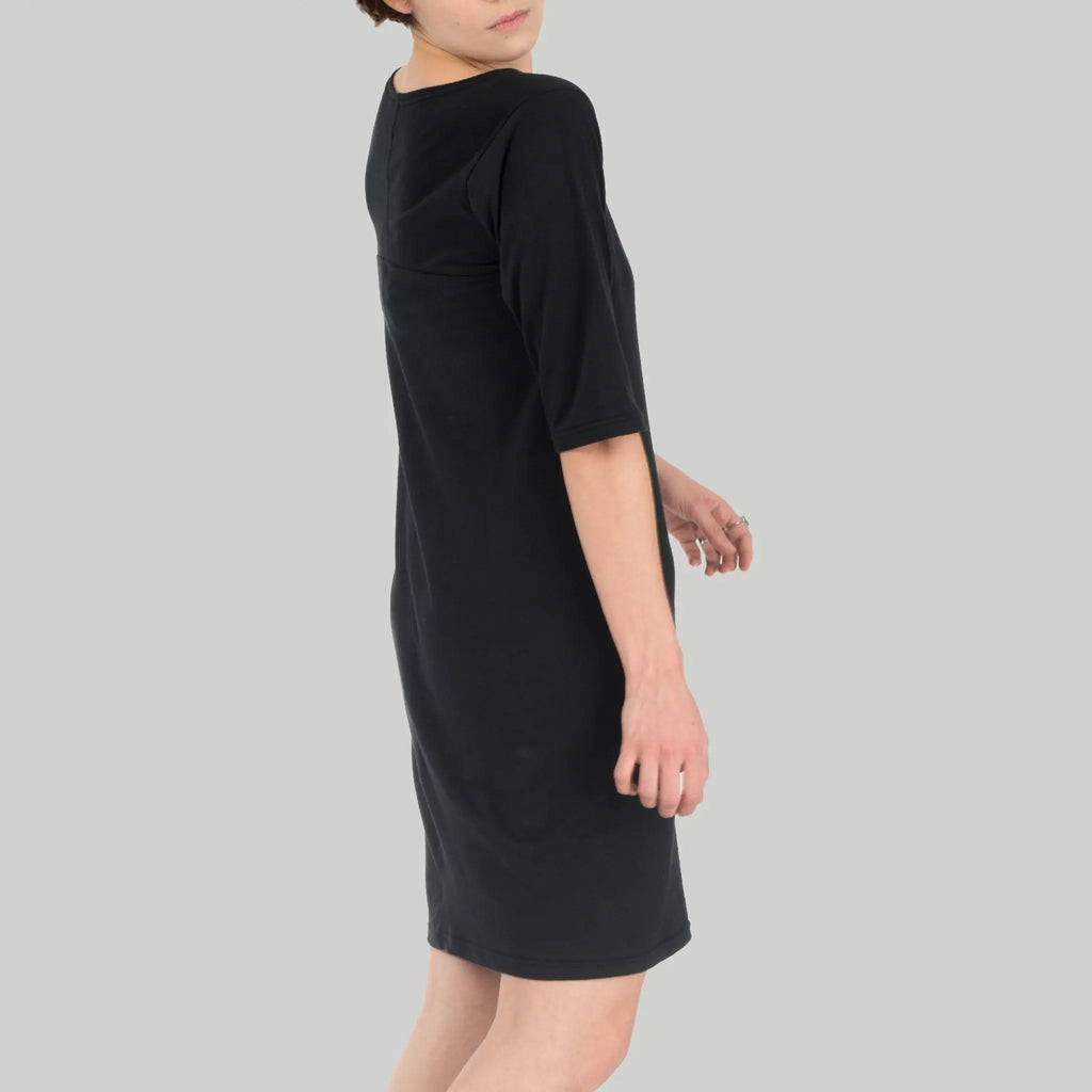 Kleid Croix aus Baumwolle (Bio) - schwarz - KOLO Berlin