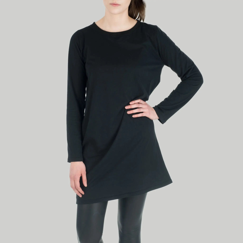 Kleid Noir aus Baumwolle (Bio) - schwarz - KOLO Berlin