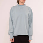 Kragenpullover Glin aus Baumwolle (Bio) - hellblau - KOLO Berlin