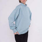 Kragenpullover Glin aus Baumwolle (Bio) - hellblau - KOLO Berlin