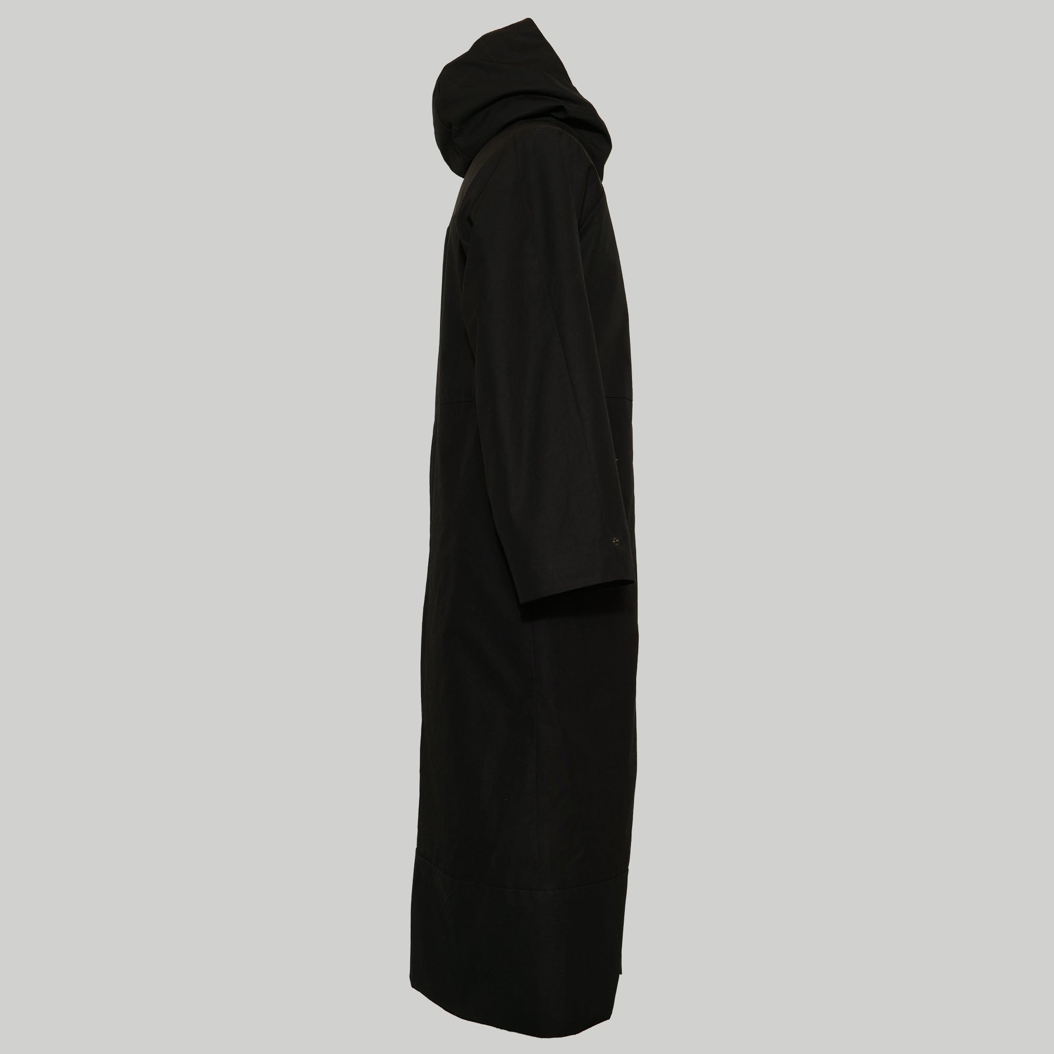 Mantel EOS wasserabweisend EtaProof Ventile® aus Baumwolle (Bio) schwarz – Winterfutter Polarfleece