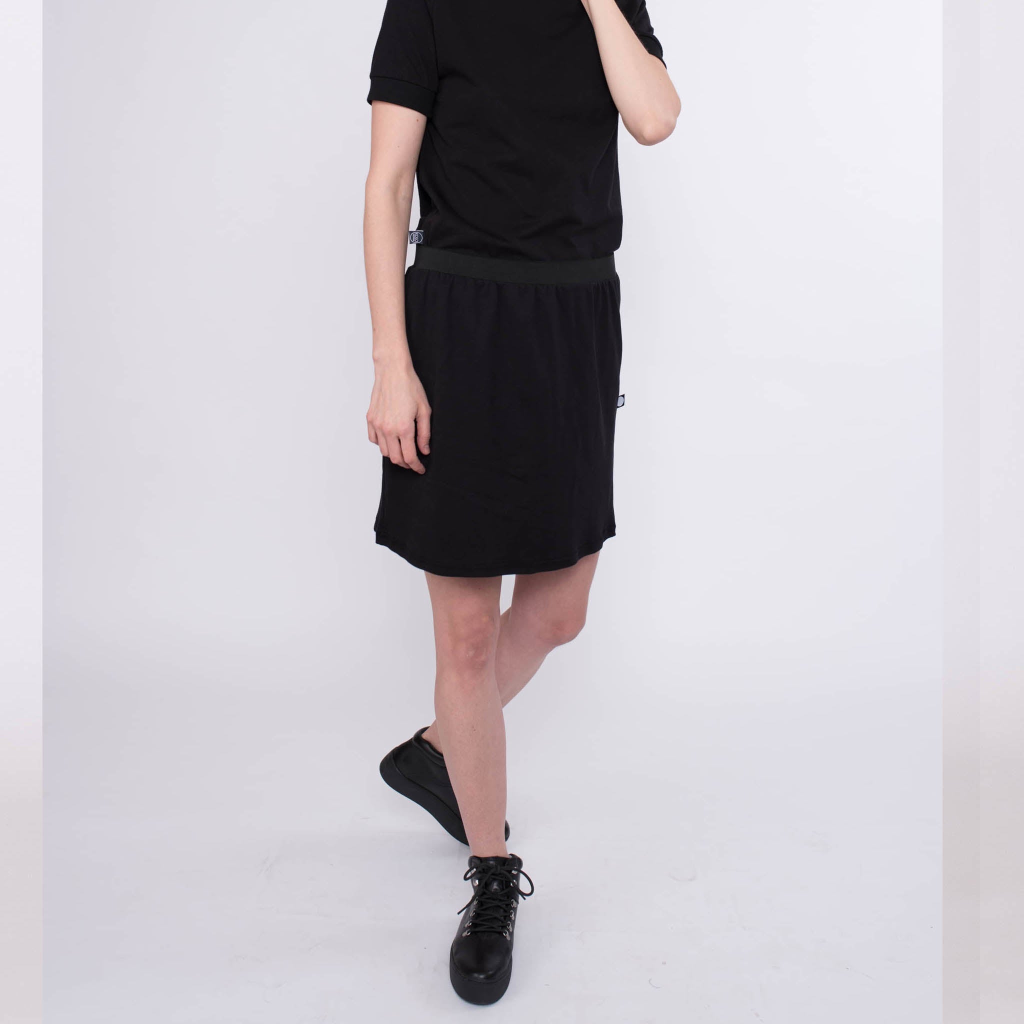 Skirt NUD aus Tencel™ Lyocell - schwarz - KOLO Berlin