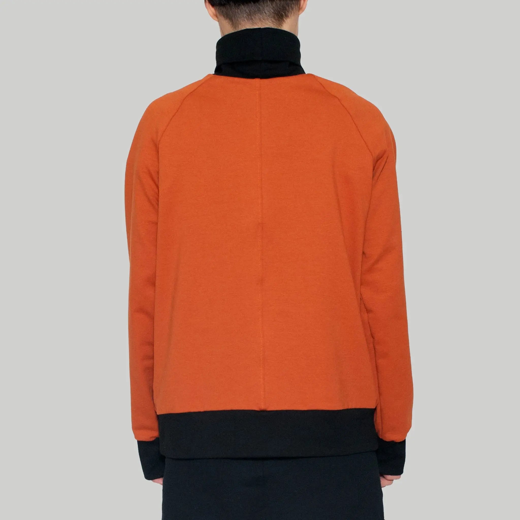 Rollkragensweater TRY aus Baumwolle (Bio) - orange - KOLO Berlin