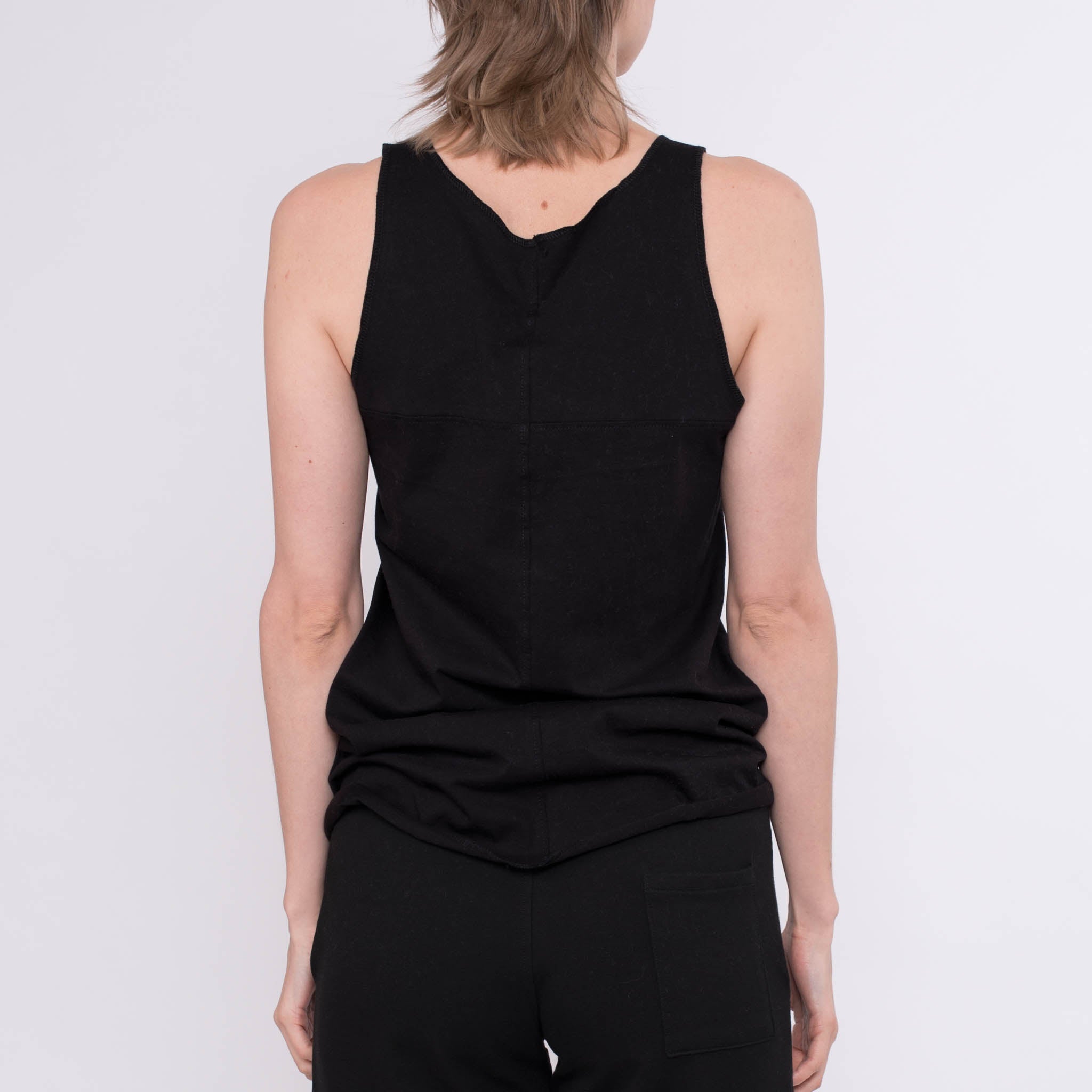 Tank Top Croix aus Bio-Baumwolle - schwarz