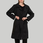 Trenchcoat Fly aus Baumwolle (Bio) wasserabweisend EtaProof & Tencel™ - schwarz - KOLO Berlin